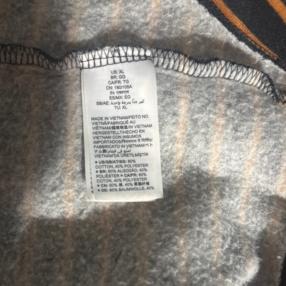 Striped Brown/Orange and Black Dress by Amazon Essentials Size XL - Picture 6 of 6